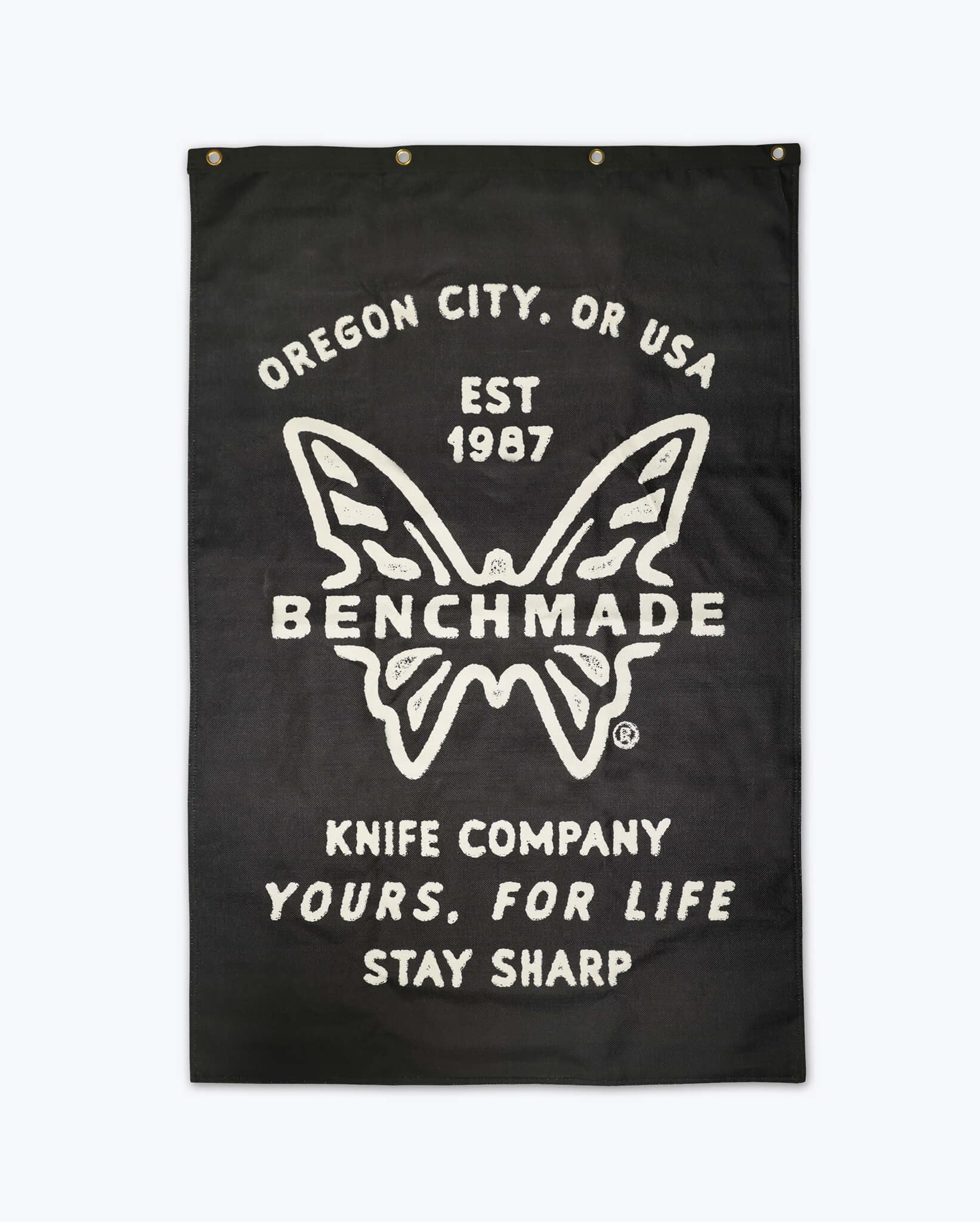 Benchmade Logo Garage Banner | Black