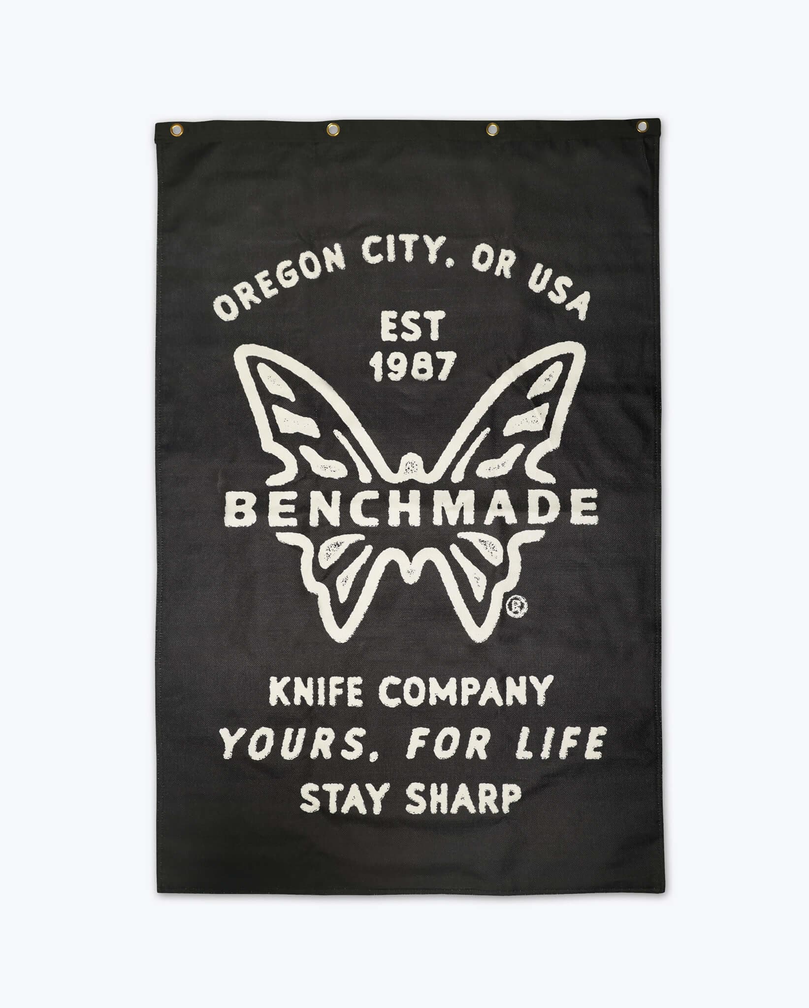 Benchmade Logo Garage Banner | Black