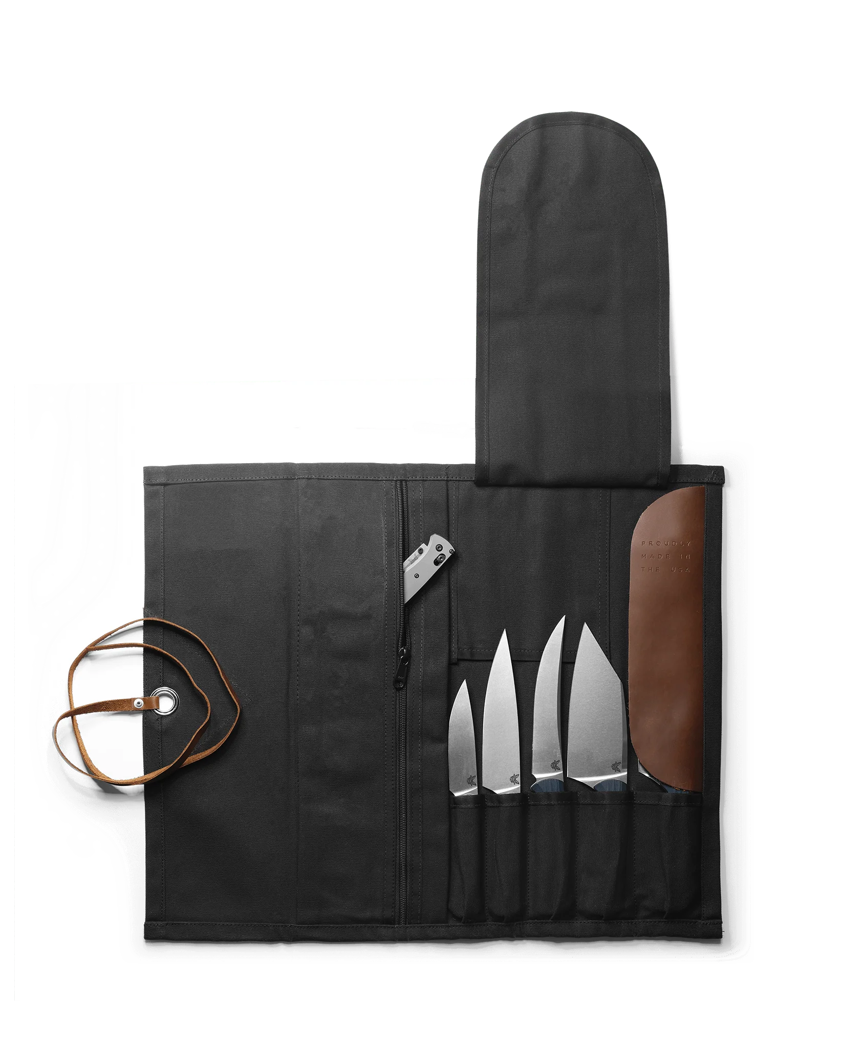 Knife Roll | Kitchen Cutlery | Waxed Canvas